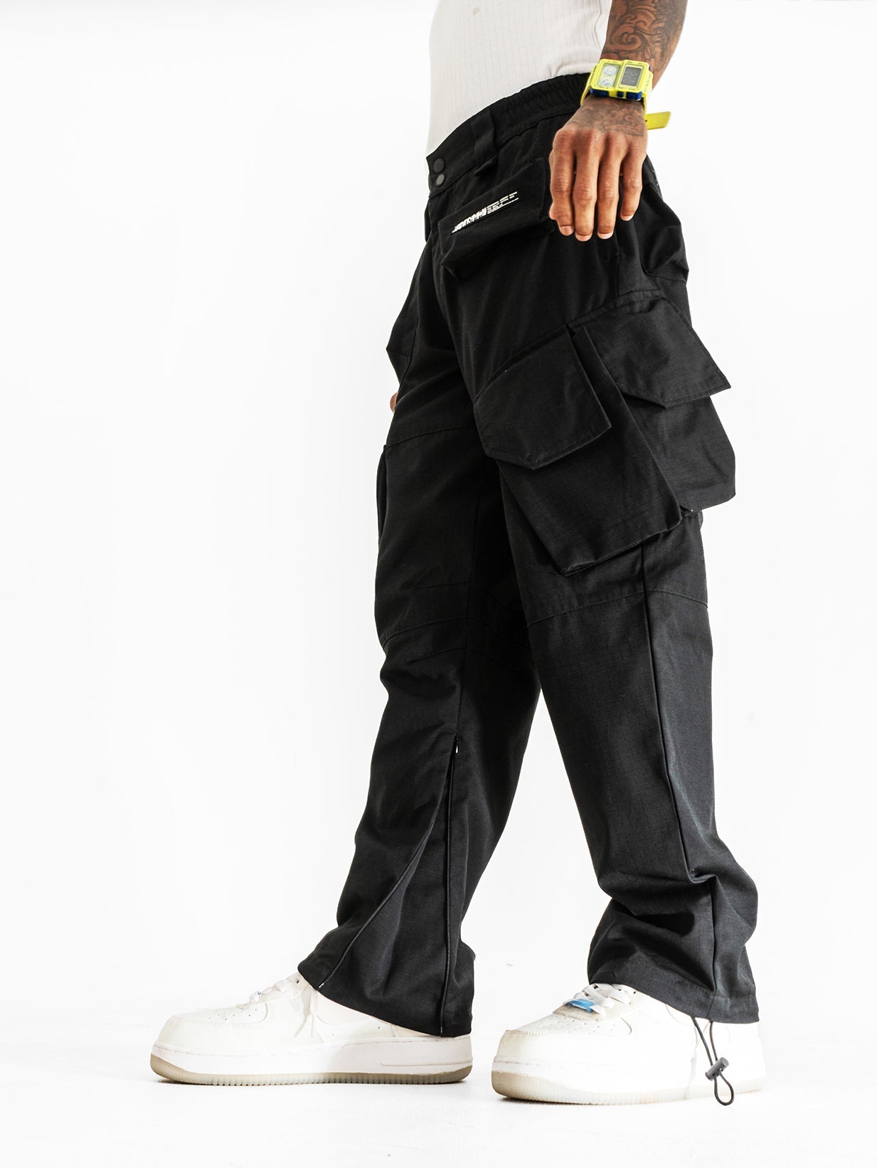Ripstop Cargo Pants // Black - Urban Monkey® - UM23_CRGP001_XS/S