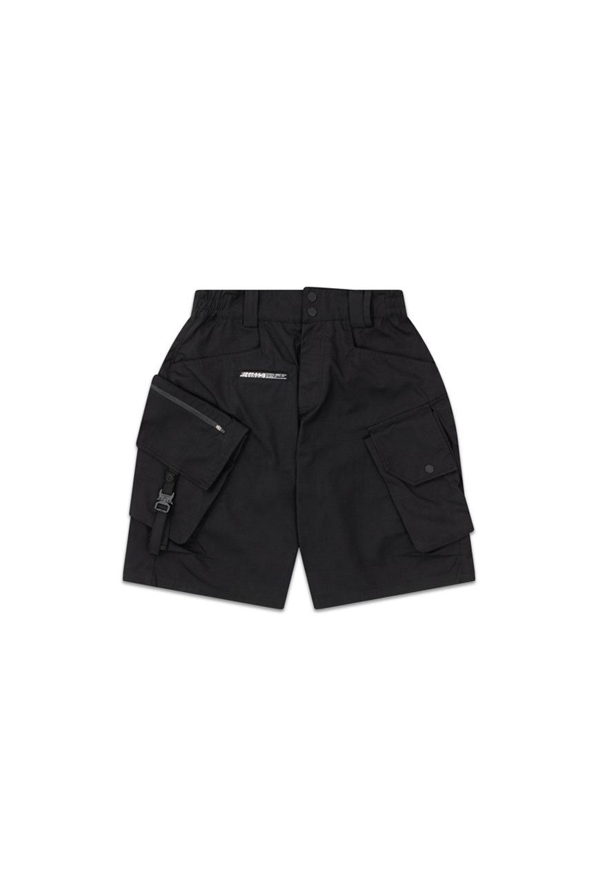 Ripstop Cargo Shorts // Black - Urban Monkey® - UM23_CRGS002_XS/S