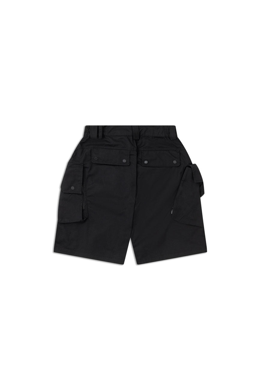 Ripstop Cargo Shorts // Black - Urban Monkey® - UM23_CRGS002_XS/S