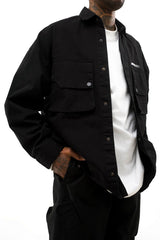Ripstop Shacket // Black - Urban Monkey® - UM23A_SH_002A_XS