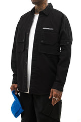 Ripstop Shacket // Black - Urban Monkey® - UM23A_SH_002A_XS