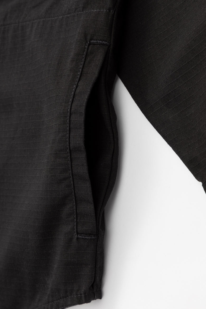 Ripstop Shacket // Black - Urban Monkey® - UM23A_SH_002A_XS