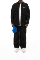Ripstop Shacket // Black - Urban Monkey® - UM23A_SH_002A_XS