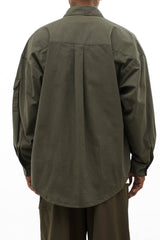 Ripstop Shacket // Olive Green - Urban Monkey® - UM23A_SH_002B_XS