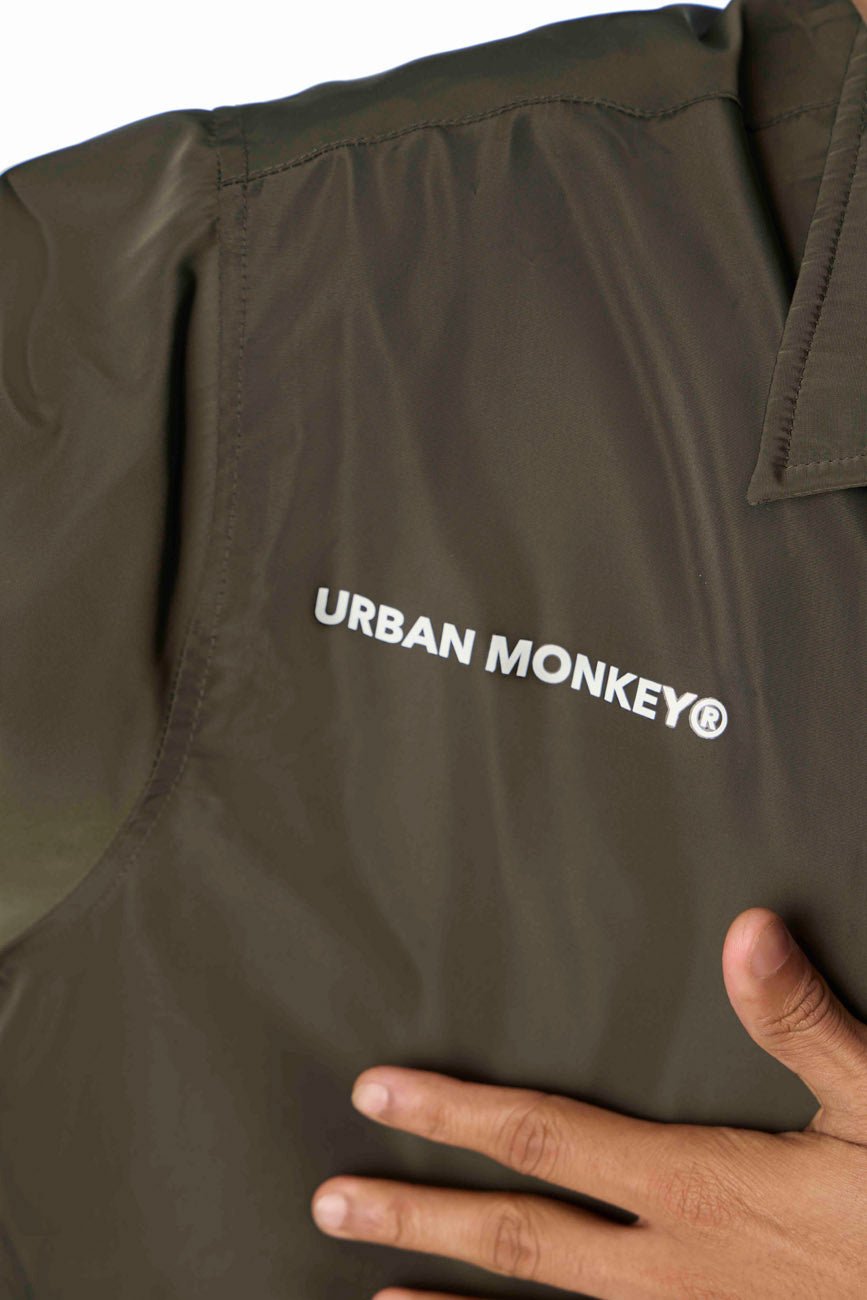 Ripstop Shacket // Olive Green - Urban Monkey® - UM23A_SH_002B_XS