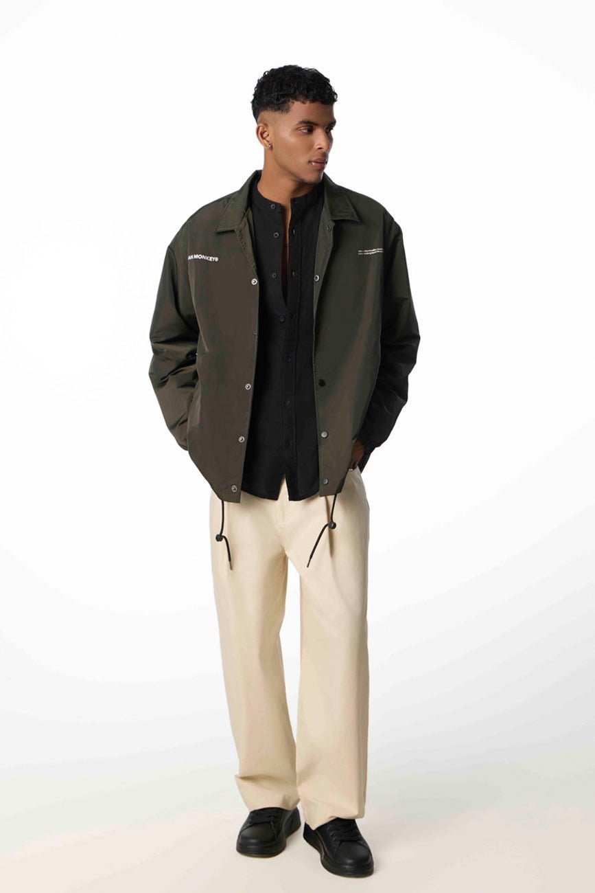 Ripstop Shacket // Olive Green - Urban Monkey® - UM23A_SH_002B_XS