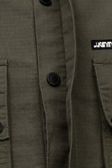Ripstop Shacket // Olive Green - Urban Monkey® - UM23A_SH_002B_XS