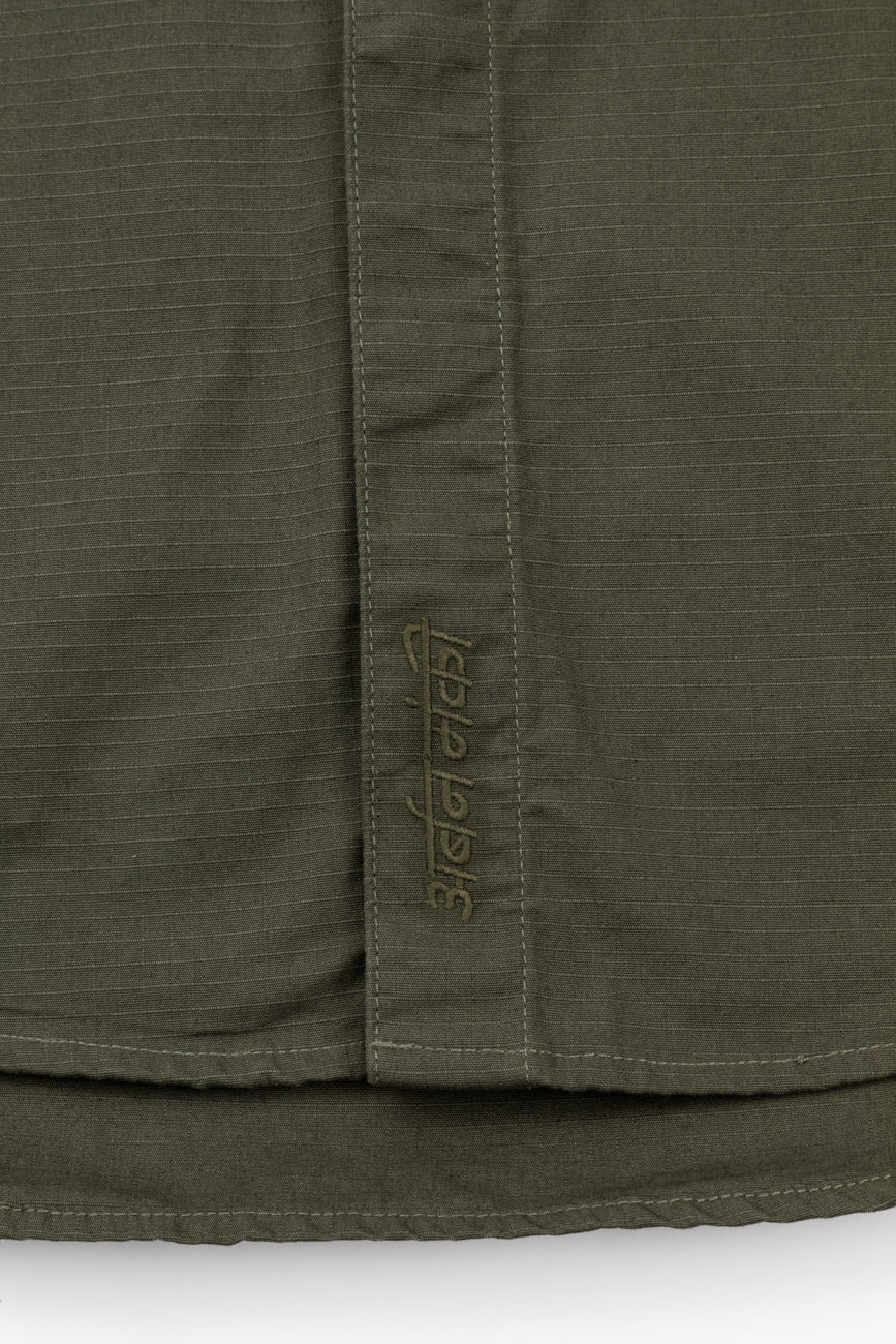 Ripstop Shacket // Olive Green - Urban Monkey® - UM23A_SH_002B_XS
