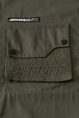 Ripstop Shacket // Olive Green - Urban Monkey® - UM23A_SH_002B_XS