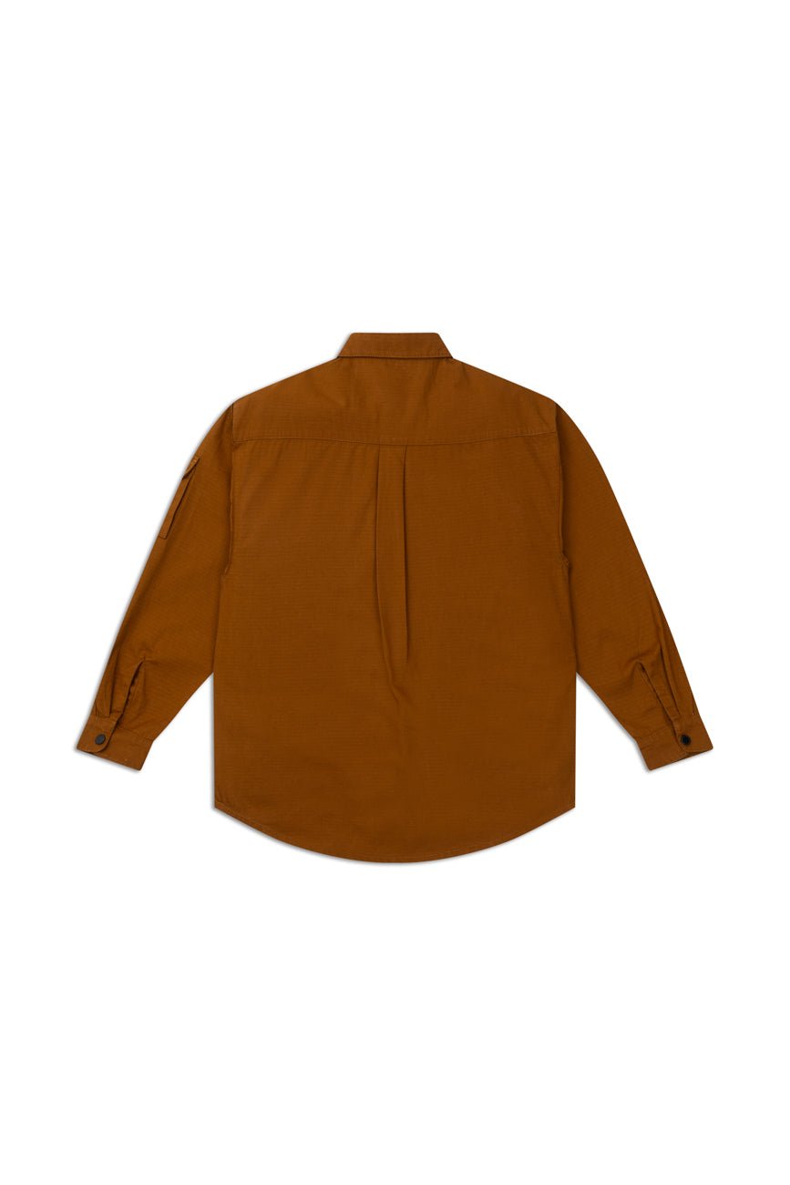 Ripstop Shacket // Tan Brown - Urban Monkey® - UM23A_SH_002C_XS