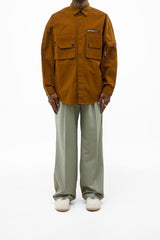 Ripstop Shacket // Tan Brown - Urban Monkey® - UM23A_SH_002C_XS