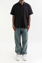 Seersucker Resort Shirt // Black - Urban Monkey® - UM24A_SH_007_S