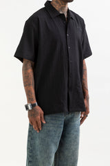 Seersucker Resort Shirt // Black - Urban Monkey® - UM24A_SH_007_S