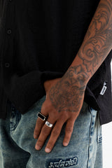 Seersucker Resort Shirt // Black - Urban Monkey® - UM24A_SH_007_S