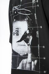 Short Sleeve Black Shirt // System Error - Urban Monkey® - UM24_CORE_SH028_S