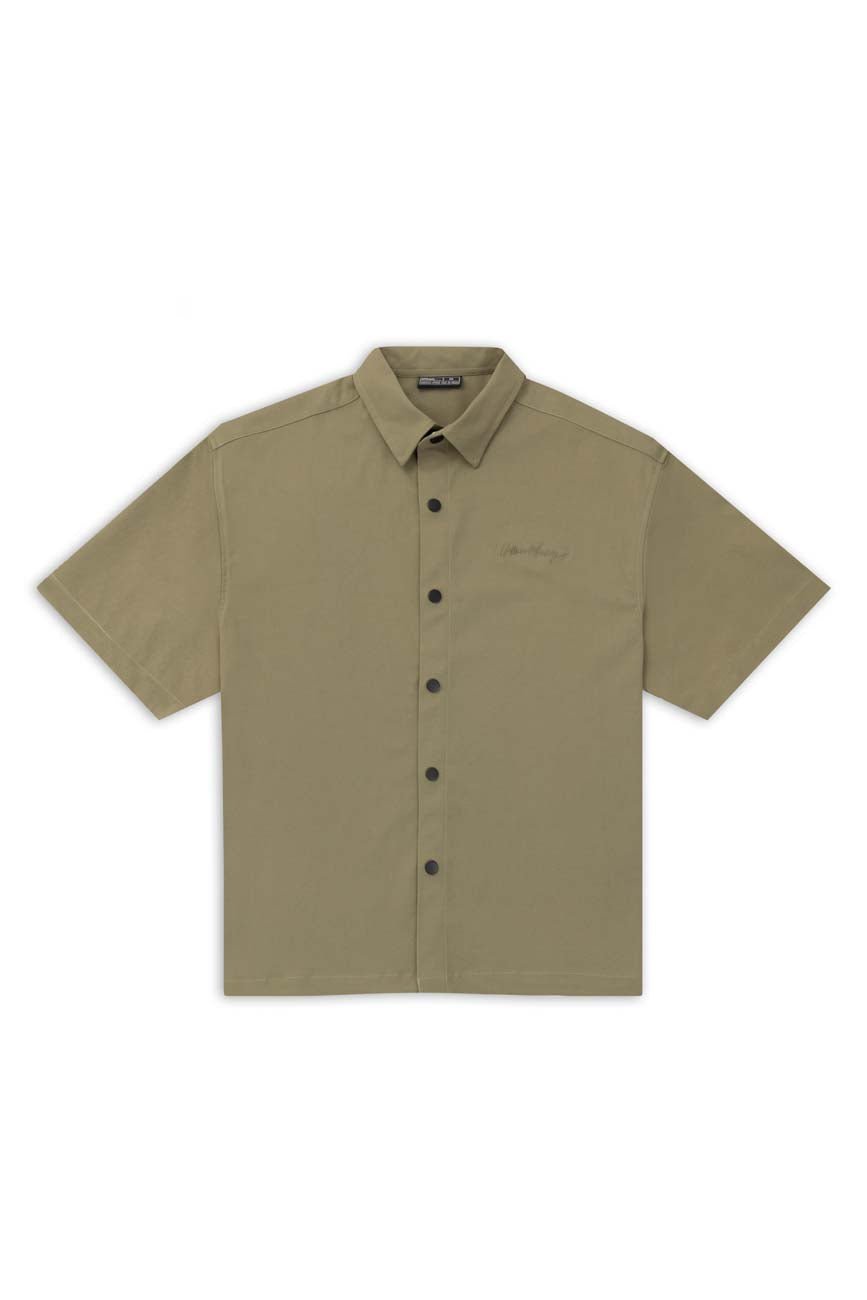 Short Sleeve Polo Shirt // Pista Green - Urban Monkey® - 25SHBF1_PG_S