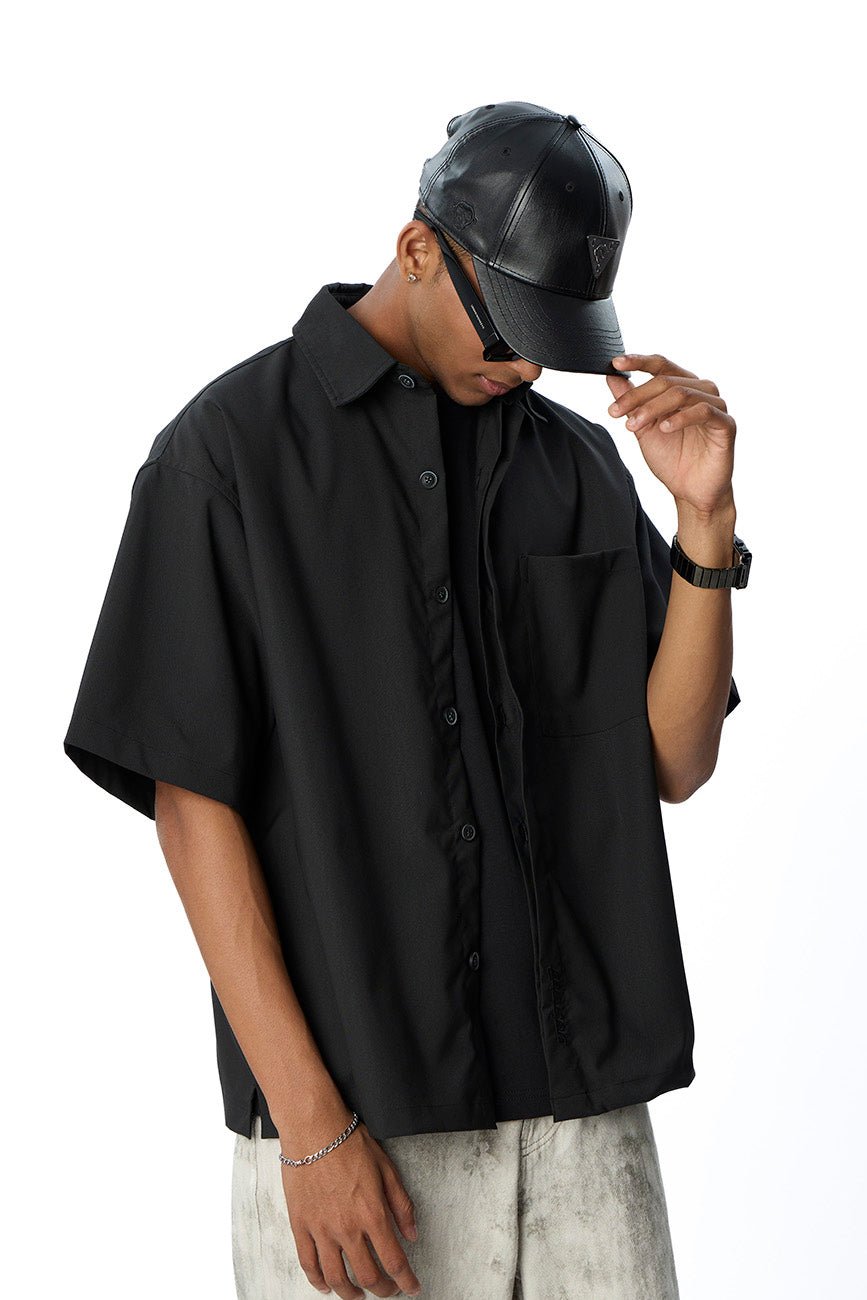 Short Sleeve Shirt // Black - Urban Monkey® - UM23A_SH_007A_S