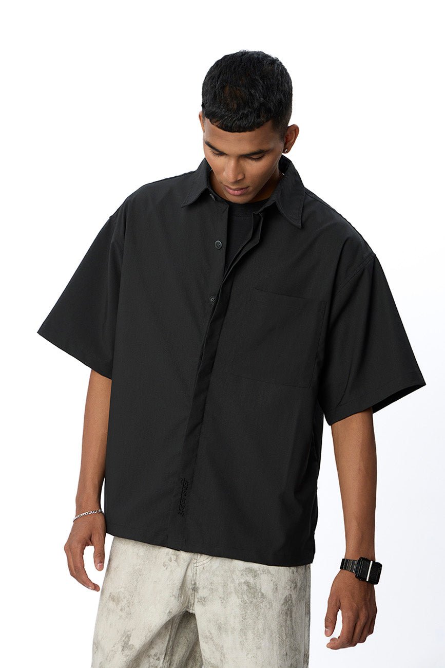 Short Sleeve Shirt // Black - Urban Monkey® - UM23A_SH_007A_S