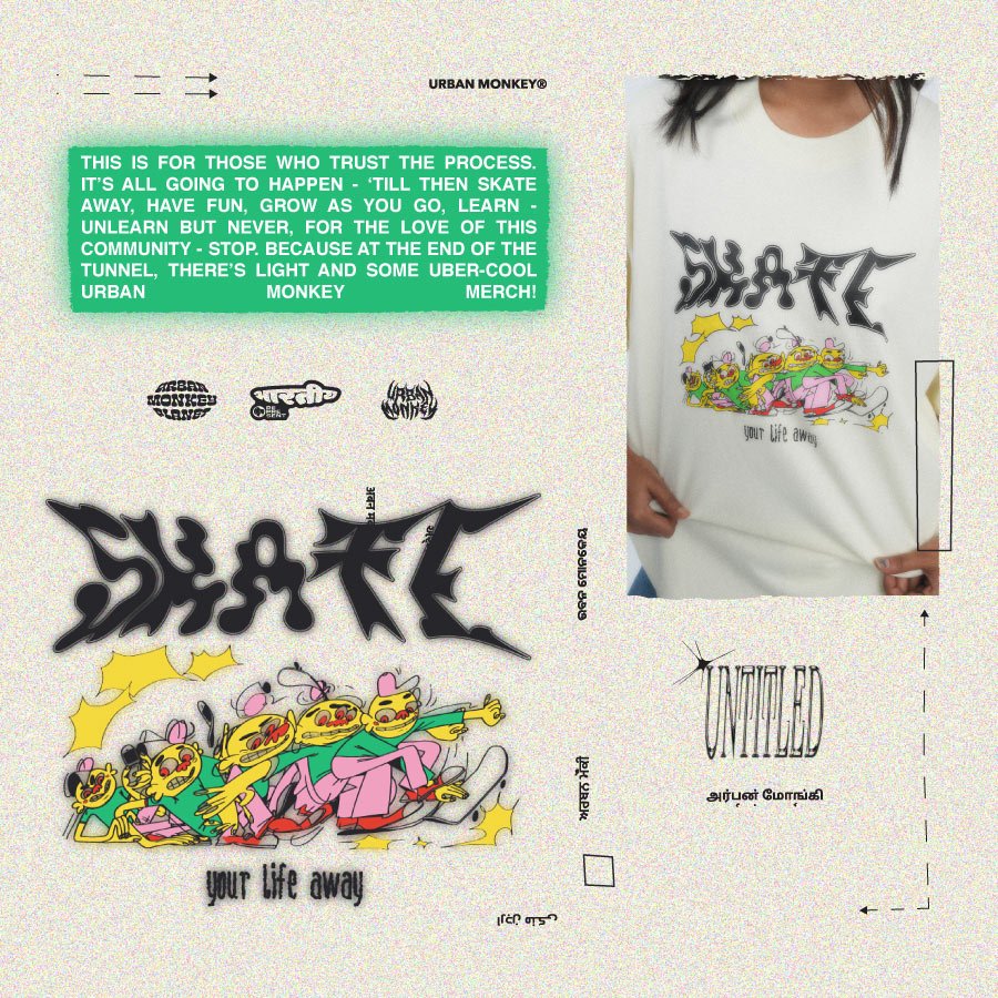 skate away - Urban Monkey® - UM22BF_005_S