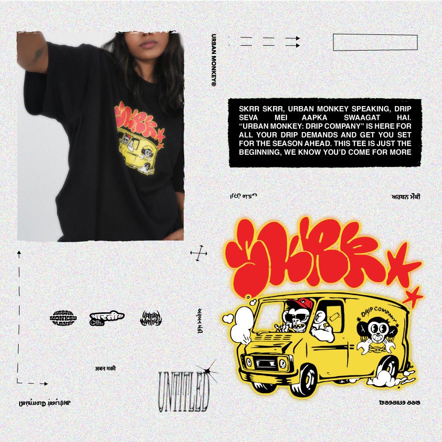 Skrr Skrr… - Urban Monkey® - UM23BF_001_XS