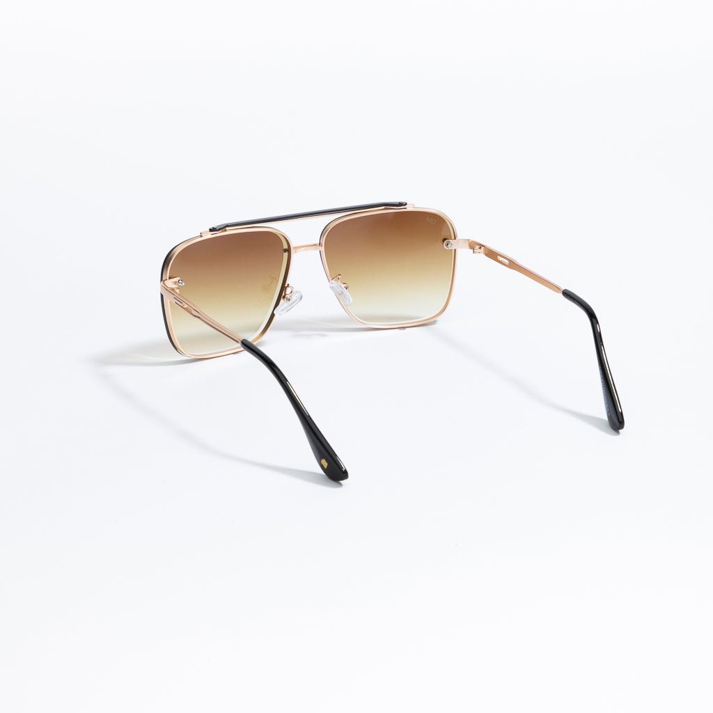 Shades of Culture-Shine/ アングラ Buy URBAN MONKEY Gold Digger Unisex Square Shape Anti Glare Gold