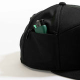 Stash Pocket Snapback // Black - Urban Monkey® - 24S195_BLK
