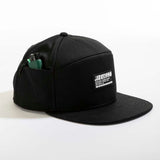 Stash Pocket Snapback // Black - Urban Monkey® - 24S195_BLK