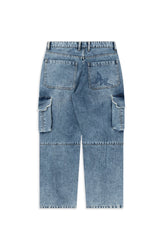 Steel Denim Cargo Pants_Royal Enfield x Urban Monkey - Urban Monkey® - UM24A_RE_DE2_XS