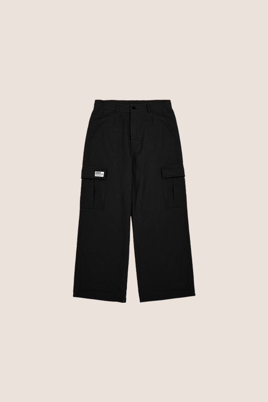 Streetwear Cargo Pants // 001 - Urban Monkey® - 12129S23_BLK_S