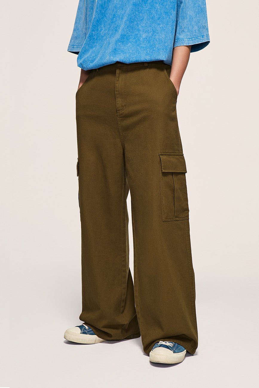 Streetwear Cargo Pants // 003 - Urban Monkey® - 12129S23_BRN_S