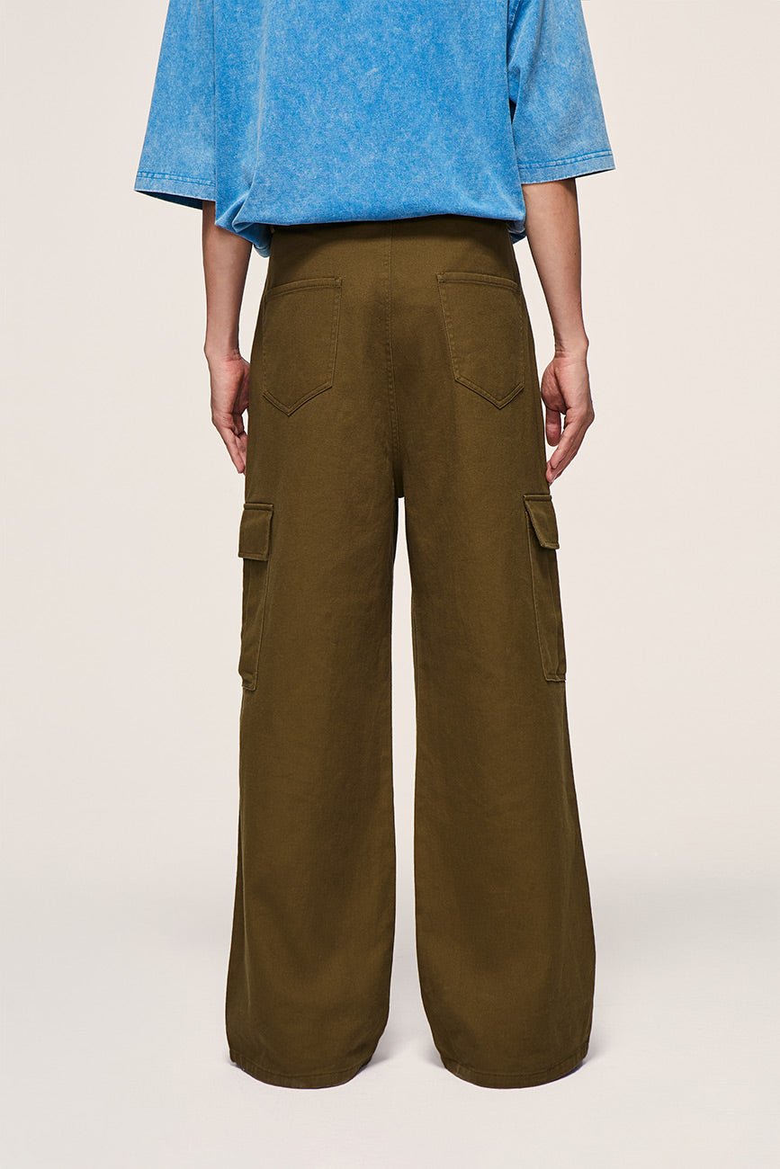 Streetwear Cargo Pants // 003 - Urban Monkey® - 12129S23_BRN_S