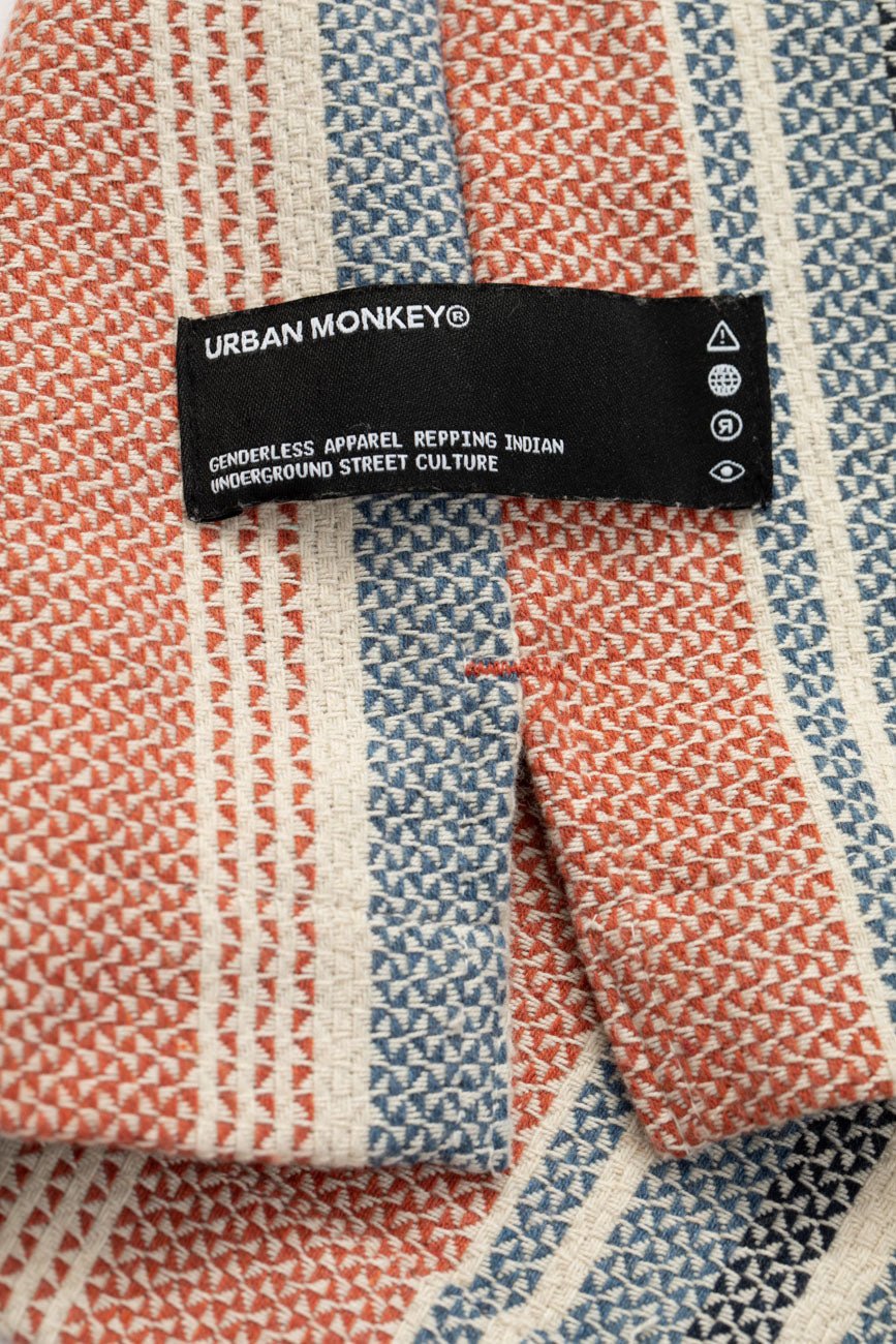 Sunset Stripe Resort Shirt - Urban Monkey® - 25SHLF12_MCR_S