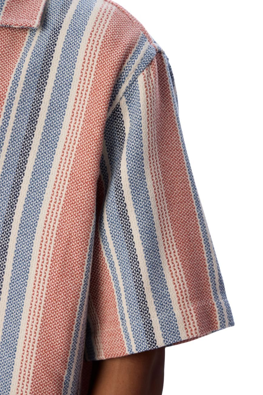 Sunset Stripe Resort Shirt - Urban Monkey® - 25SHLF12_MCR_S