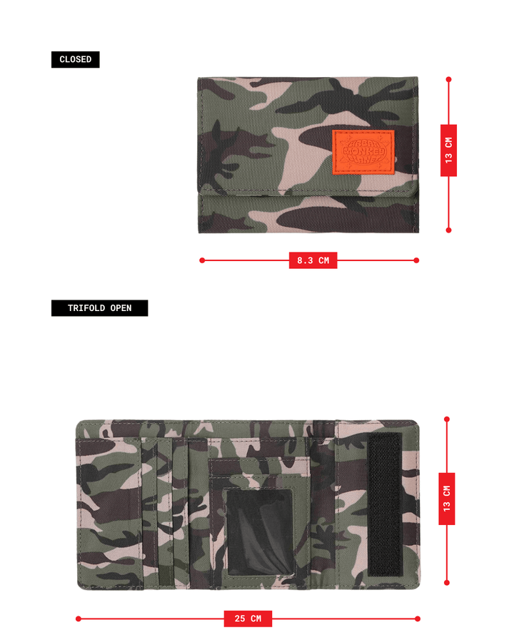 Trifold Wallet // 003 - Urban Monkey® - UM25TRIWB_003