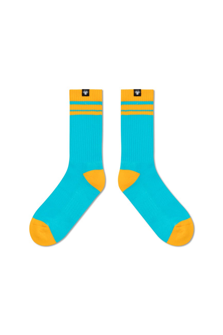 2 Pairs // Twin + Flame socks - Urban Monkey® - UMSK002FL_YPK_S