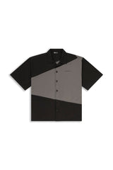 Two - Tone Resort Shirt // 001 - Urban Monkey® - UM24_SH008_BLK_S