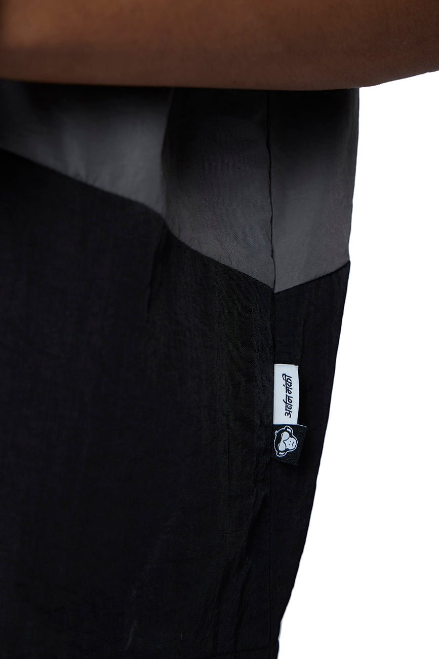 Two - Tone Resort Shirt // 001 - Urban Monkey® - UM24_SH008_BLK_S