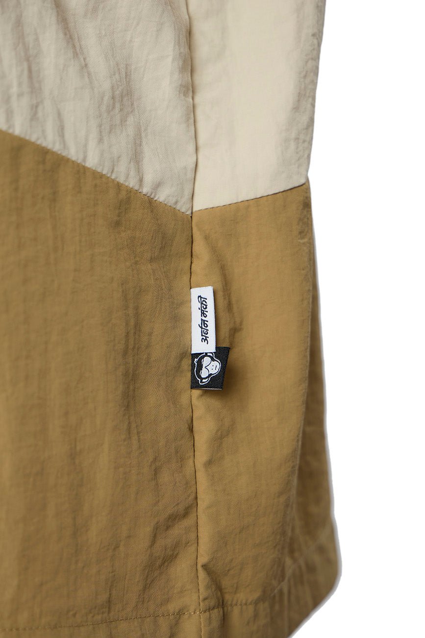 Two - Tone Resort Shirt // 002 - Urban Monkey® - UM24_SH008_BEG_S