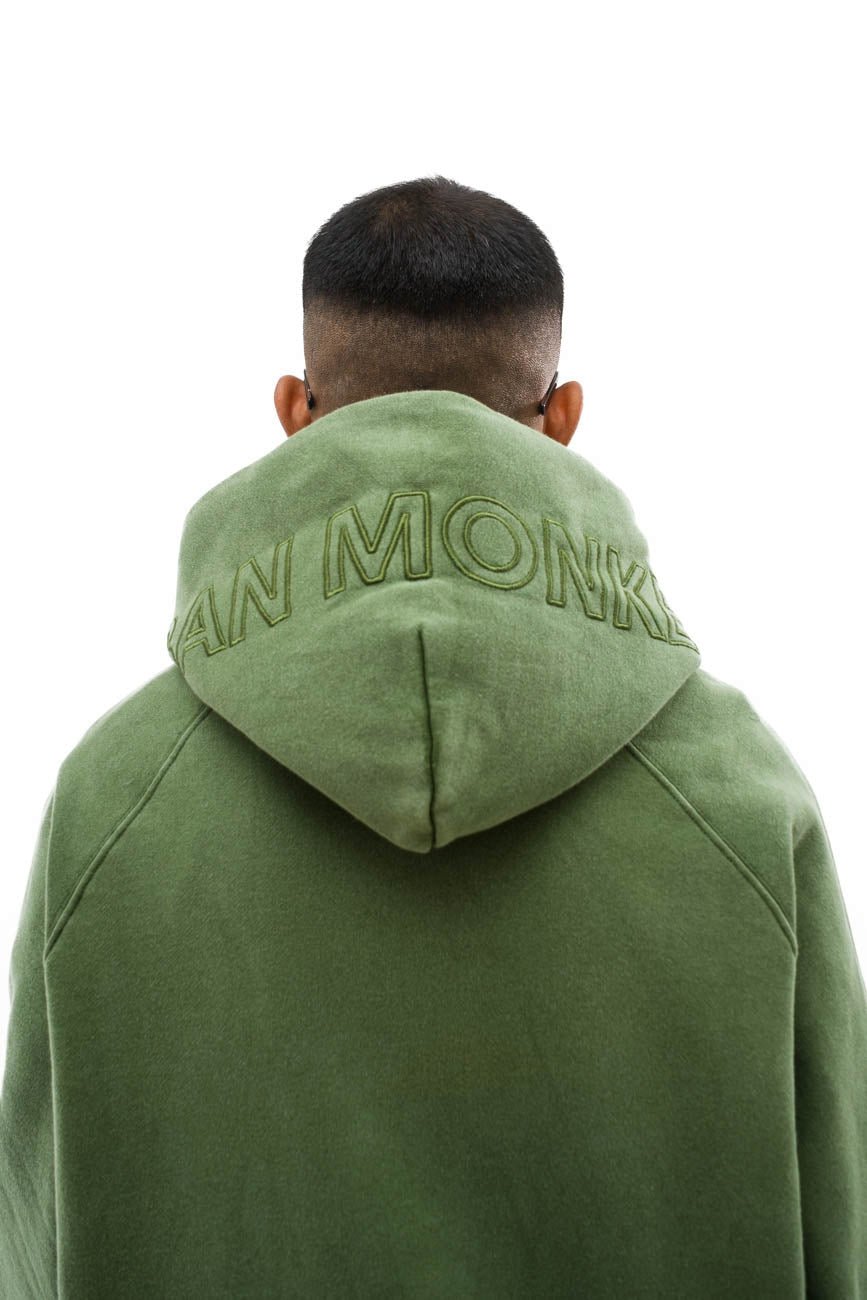 UM Core Hoodie // Army Green - Urban Monkey® - UM23A_HS_W021_XS