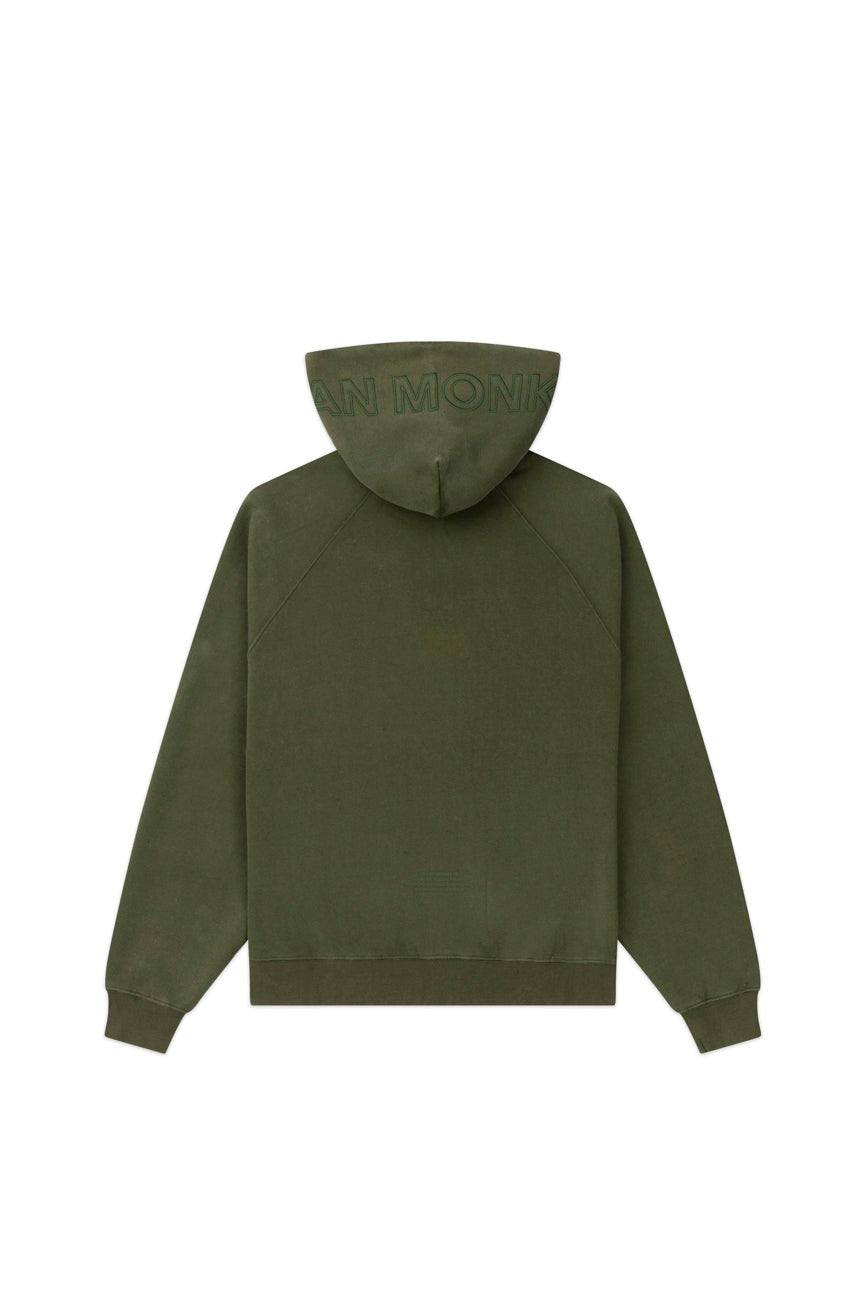 UM Core Hoodie // Army Green - Urban Monkey® - UM23A_HS_W021_XS