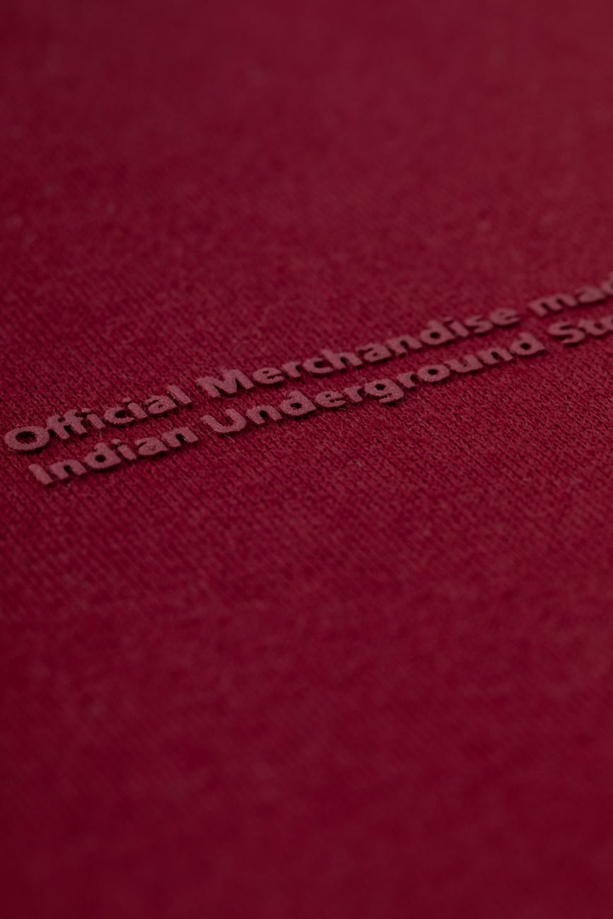 UM Core Hoodie // Burgundy Velvet - Urban Monkey® - UM24A_CORE_H05_XS