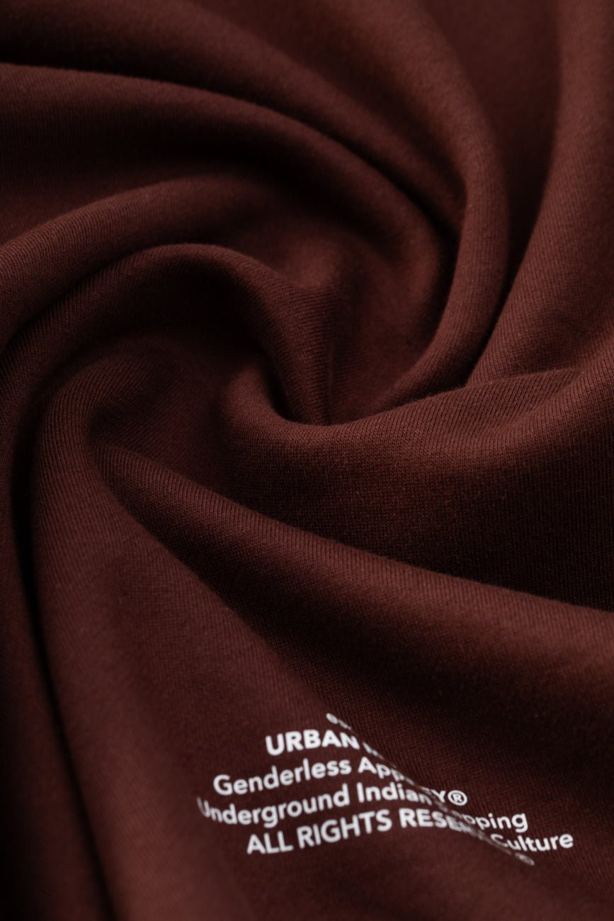 UM Core Hoodie // Deep Mahogany - Urban Monkey® - UM24A_CORE_H04_XS