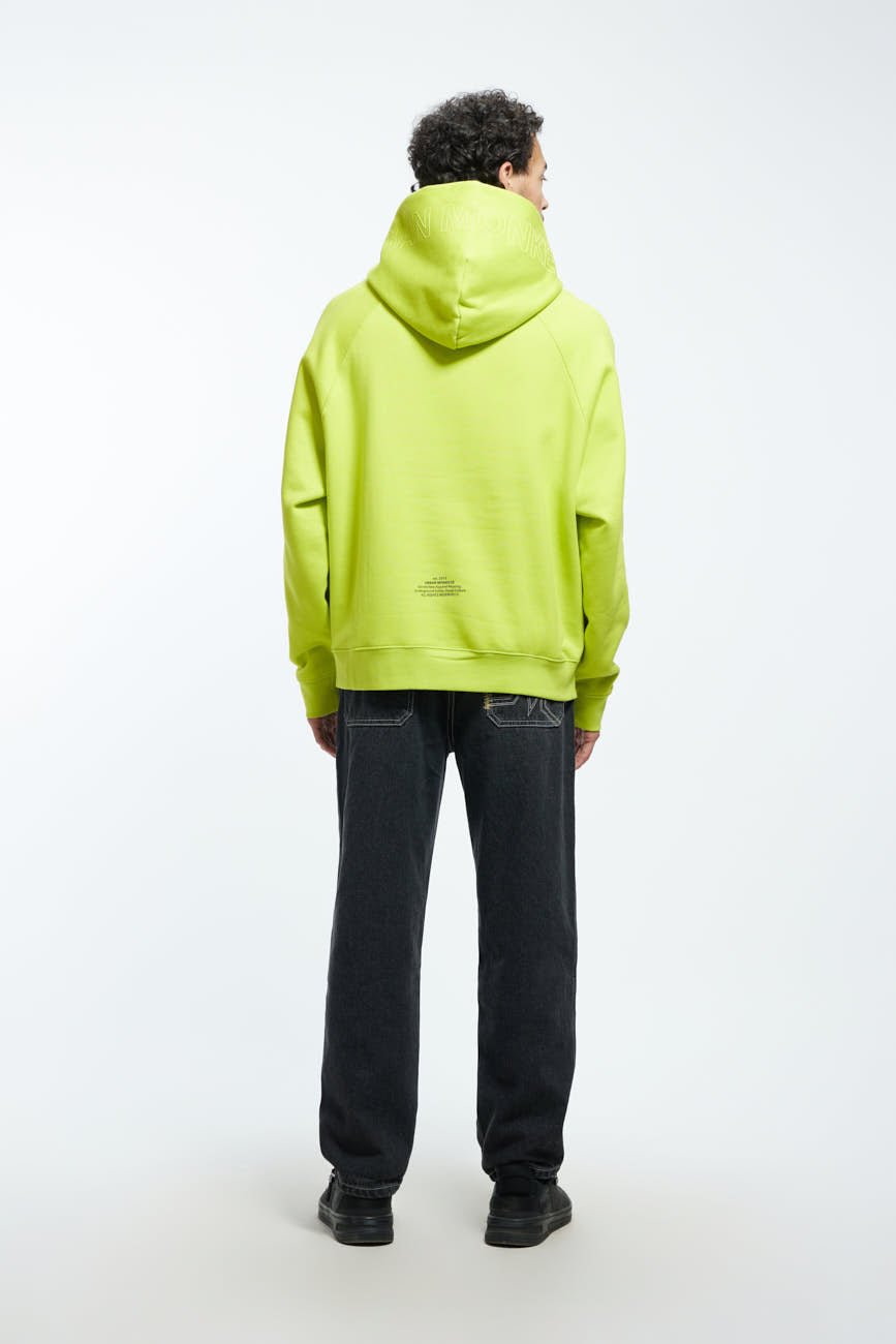 UM Core Hoodie // Electric Green - Urban Monkey® - UM23_A_HS_W016_XS