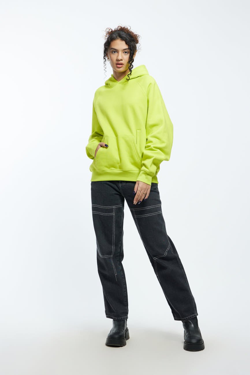 UM Core Hoodie // Electric Green - Urban Monkey® - UM23_A_HS_W016_XS