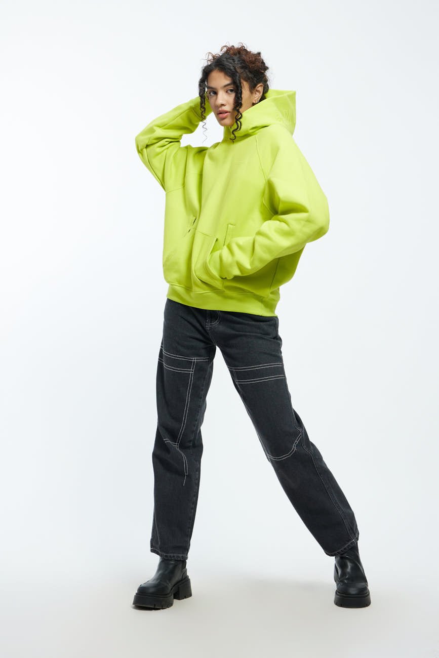 UM Core Hoodie // Electric Green - Urban Monkey® - UM23_A_HS_W016_XS