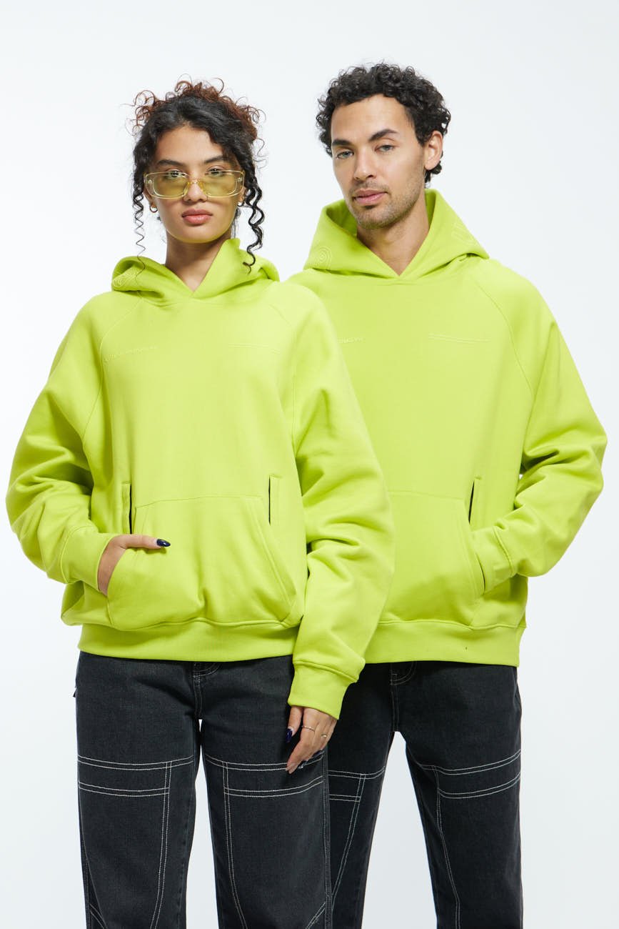 UM Core Hoodie // Electric Green - Urban Monkey® - UM23_A_HS_W016_XS