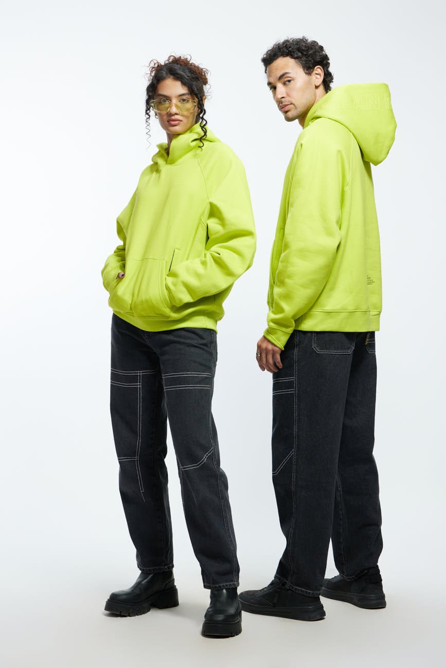UM Core Hoodie // Electric Green - Urban Monkey® - UM23_A_HS_W016_XS