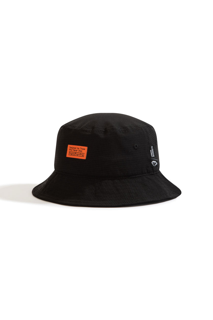 UM Training Bucket Hat // Never Stop Playin’ - Urban Monkey® - UM24BH186_BLK55