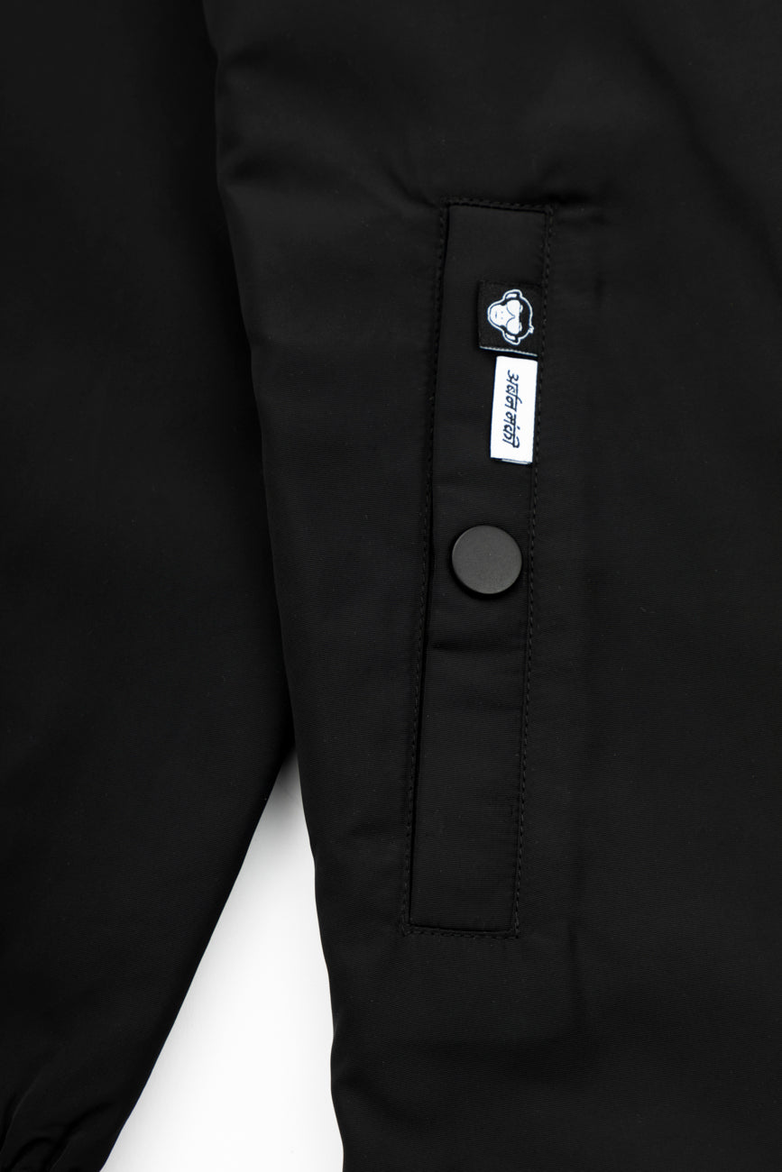 Umsb Coach Jacket // Black - Urban Monkey® - UM24A_SB_JK5_S