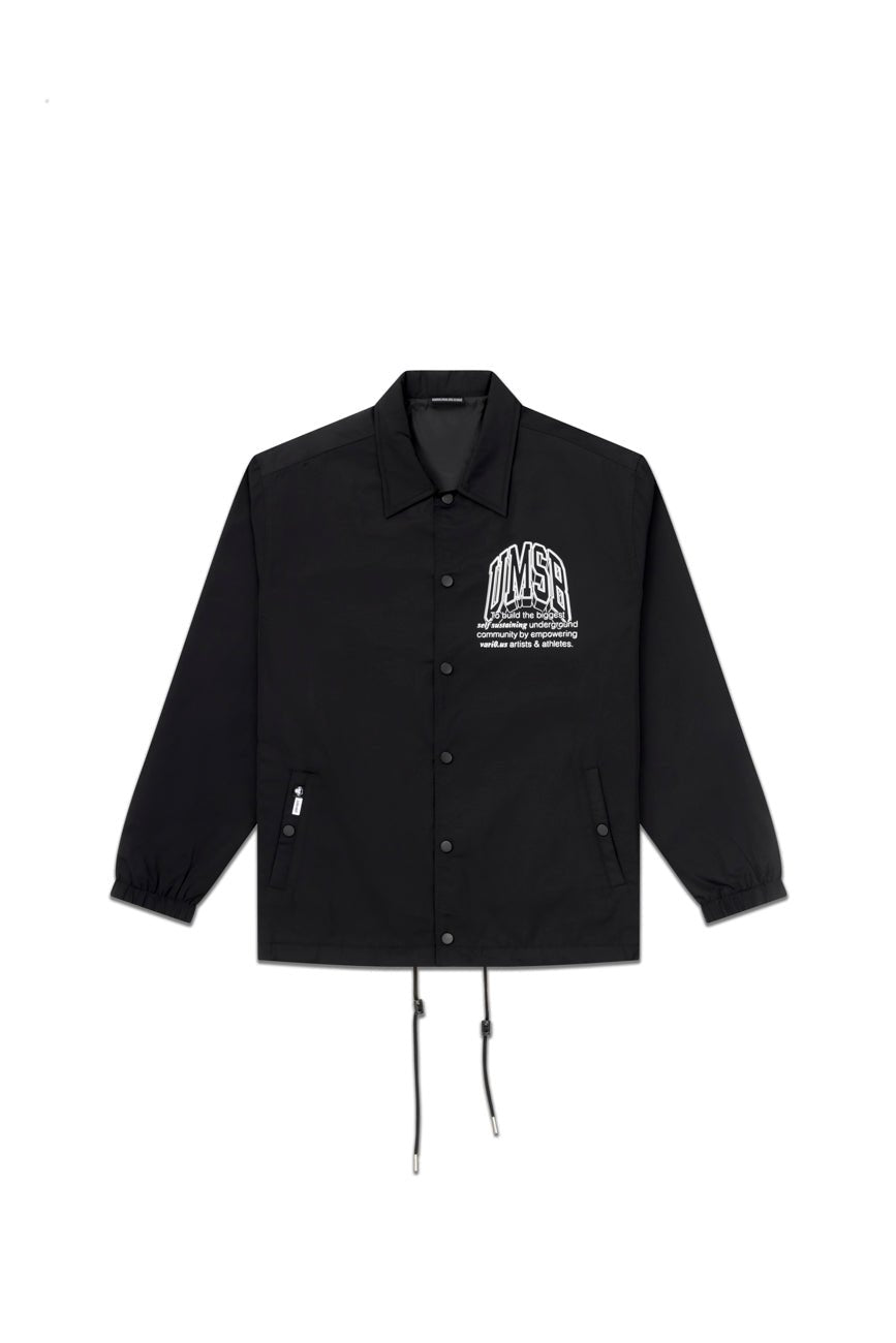 Umsb Coach Jacket // Black - Urban Monkey® - UM24A_SB_JK5_S